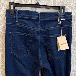 Mother 29 Dark Blue Jeans Hustler Ankle NWT
